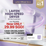 Laifen SE-Lite High-speed Hair Dryer Gentle on Hair Fast Drying Lightweight